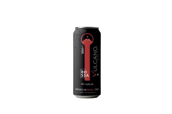 Birra Rossa Vulcano - Lattina 33 cl
