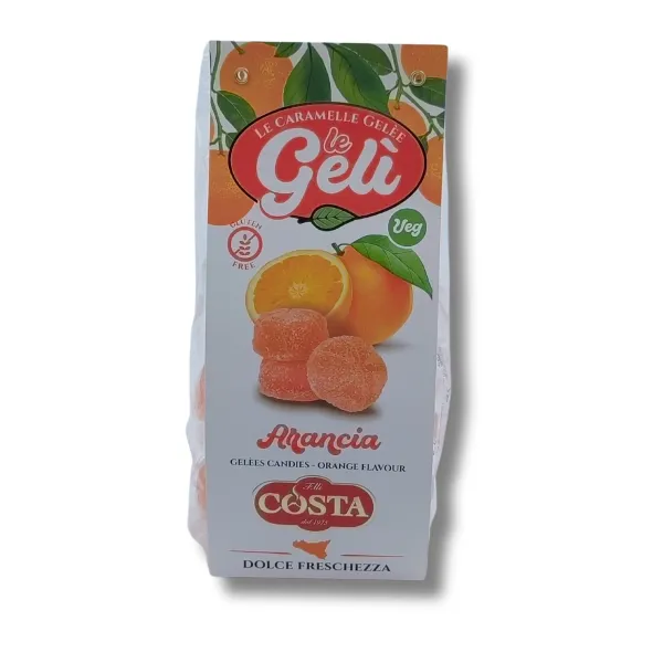 Deliziose Caramelle Gelèe all'Arancia - 180g di Dolcezza
