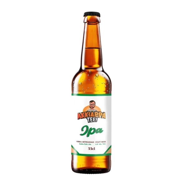 Birra Ipa Artigianale Akkiappa Tee CL 33