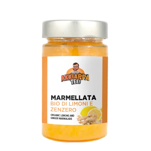 Marmellata bio di limone e zenzero - 220gr