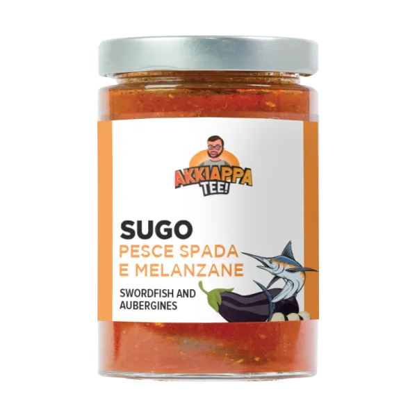 Sugo pesce spada e melanzane - 280gr