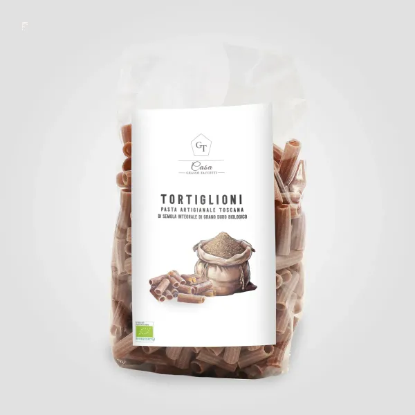 Tortiglioni integrali Timilia - Pasta Artigianale -