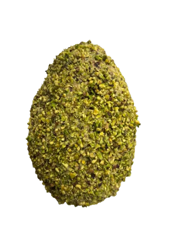 Uovo Artigianale Bianco Pralinato Pistacchio 400 gr