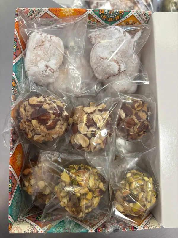 Box mista pasta di mandorla, pistacchio e nocciola 1kg