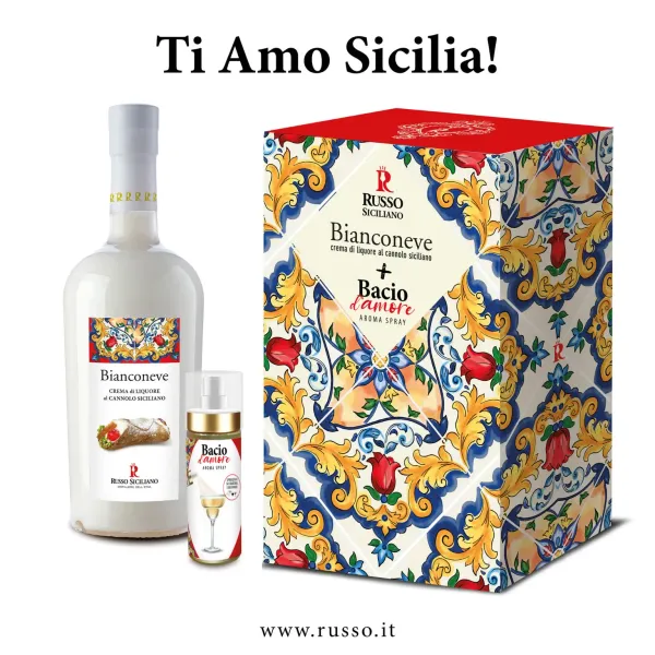 Box Bianconeve – Crema di liquore al cannolo + Bacio d’amore
