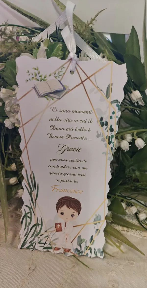 Menù Prima Comunione bimbo