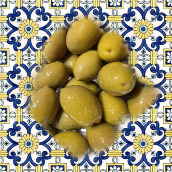 Confresche Olive Verdi Dolci Siciliane (vaschetta gr 200) | Zu Fulippu