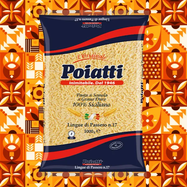 Pasta di Semola di grano duro Siciliano | Lingue di Passero nr.17 POIATTI