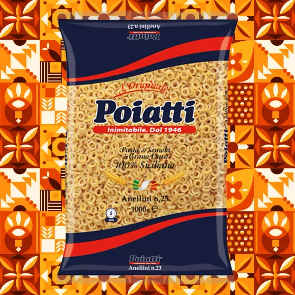 Pasta di Semola di grano duro Siciliano | Anelli Siciliani nr.33 POIATTI