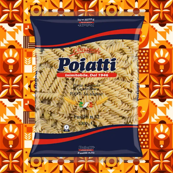 Pasta di Semola di grano duro Siciliano | Fusilli nr.52 POIATTI