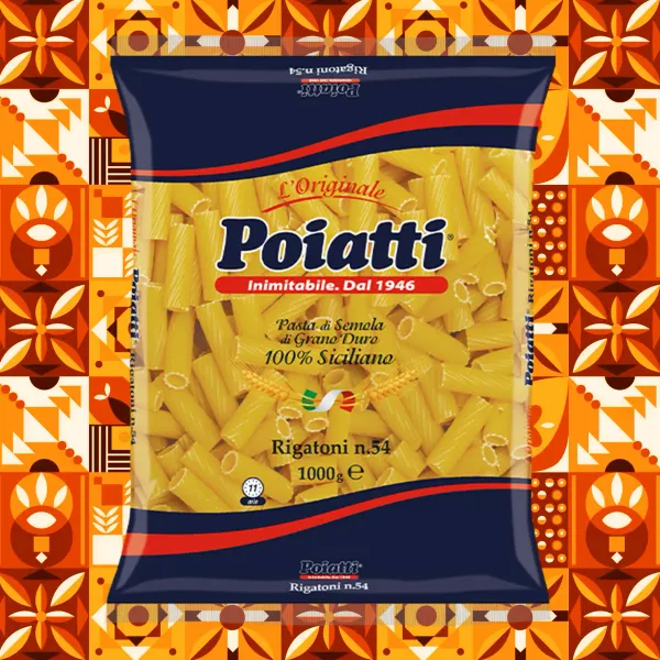 Pasta di Semola di grano duro Siciliano | Rigatoni nr.54 POIATTI