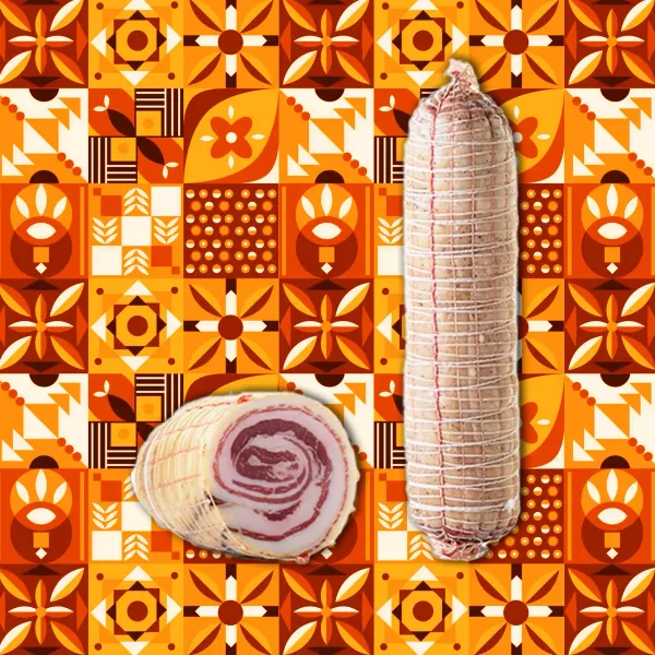 Pancetta arrotolata con cotenna 400gr | Zu Fulippu