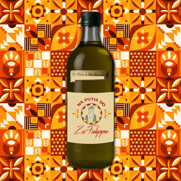 Olio di Sicilia Extravergine d'oliva - Il Frantoio 1 lt) | Zu Fulippu