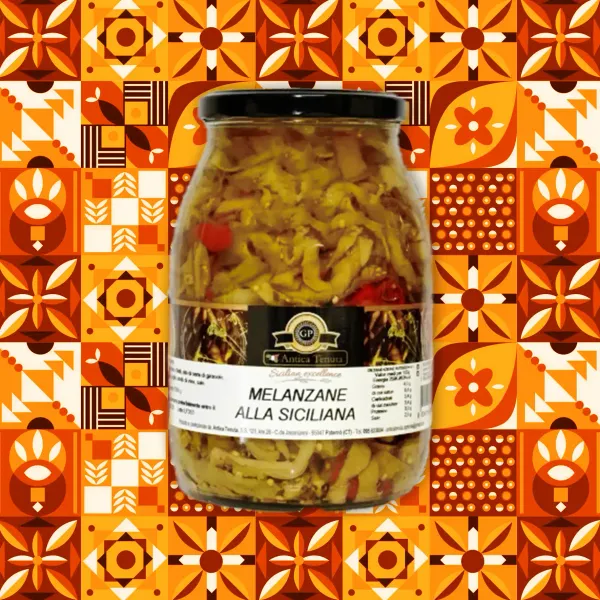 Melanzane alla Siciliana (vaso vetro Kg 1) | Zu Fulippu
