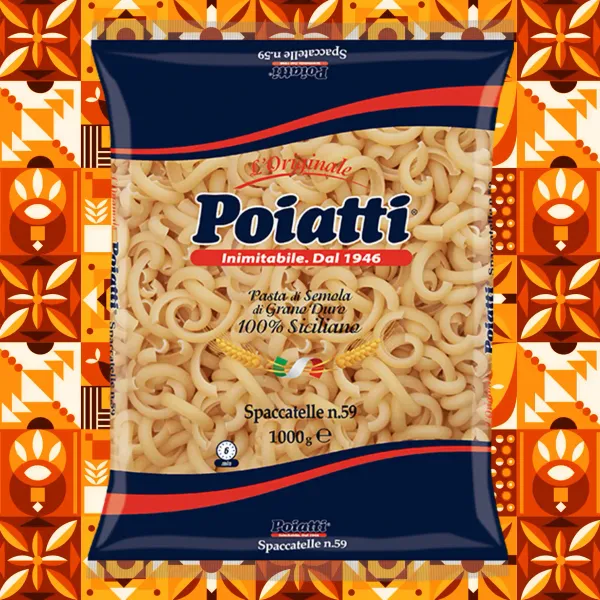 Pasta di Semola di grano duro Siciliano | Spaccatelle nr.59 POIATTI
