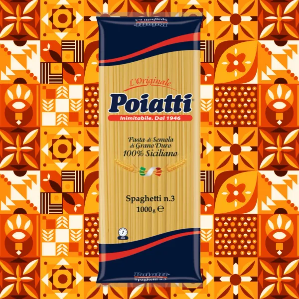 Pasta di Semola di grano duro Siciliano Spaghetti nr.03 | POIATTI