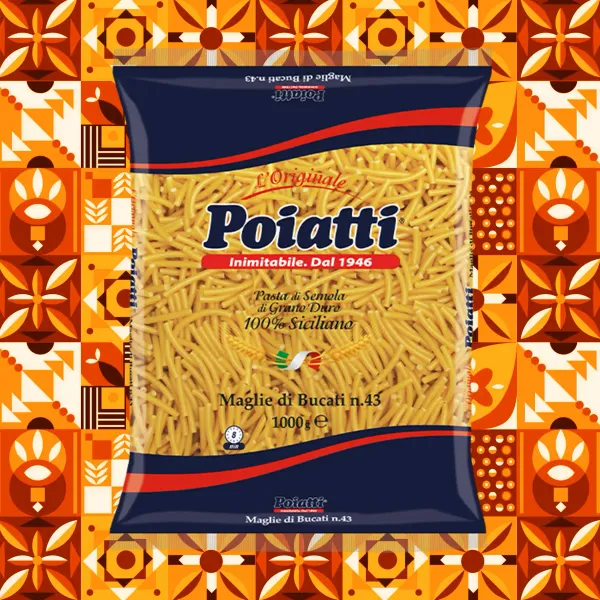 Pasta di Semola di grano duro Siciliano | Maglie di Bucati nr.43 POIATTI