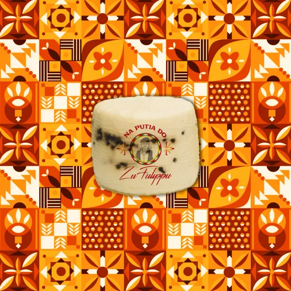 Formaggio Canestrato Stagionato con Pepe Nero 300gr | Zu Fulippu