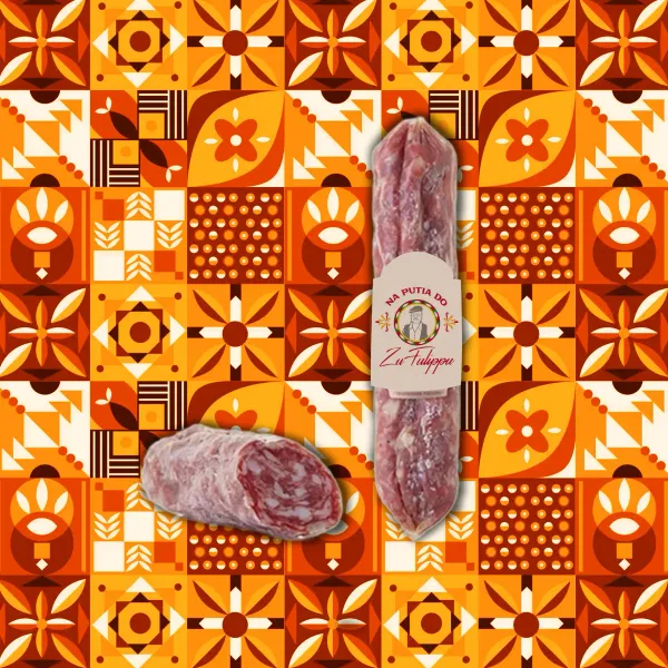 Salame Siciliano dei Nebrodi st. Angelino 180gr | Zu Fulippu