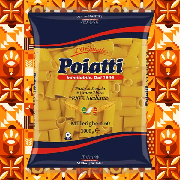 Pasta di Semola di grano duro Siciliano | Millerighe nr.60 POIATTI