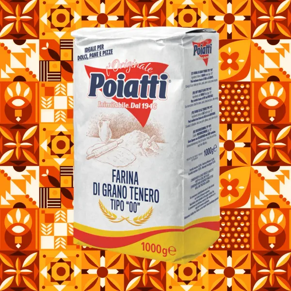 Farina "00" di grano tenero Siciliano POIATTI - 1 kg