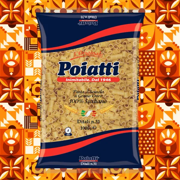 Pasta di Semola di grano duro Siciliano | Ditali nr.31 POIATTI