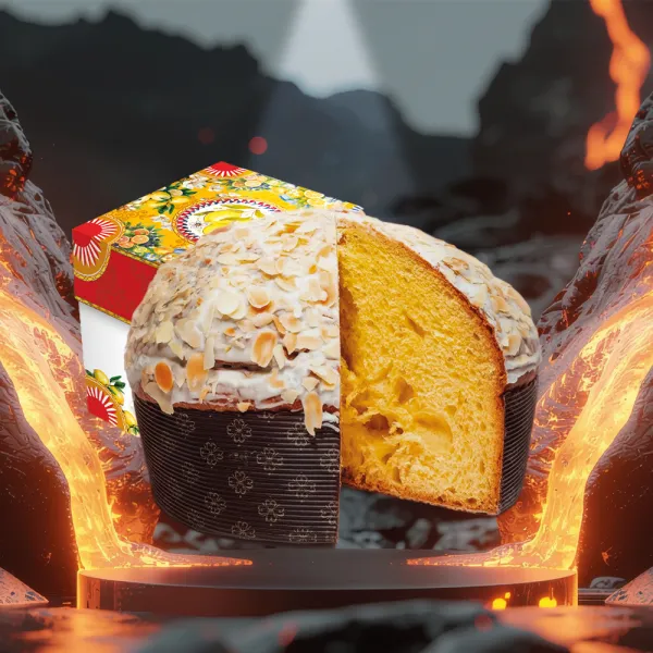 PANETTONE GLASSATO ALLA MANDORLA