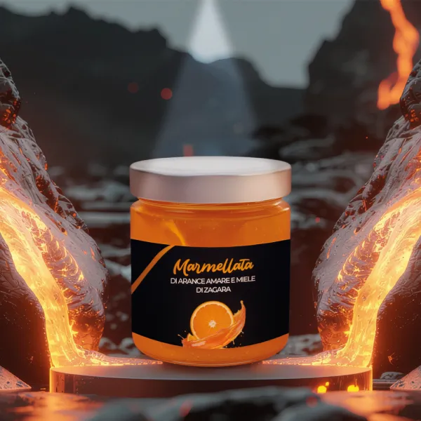 Marmellata di arance amare con miele di zagara | Vulcano