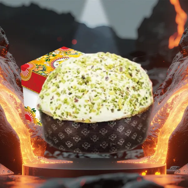 PANETTONE GLASSATO AL PISTACCHIO