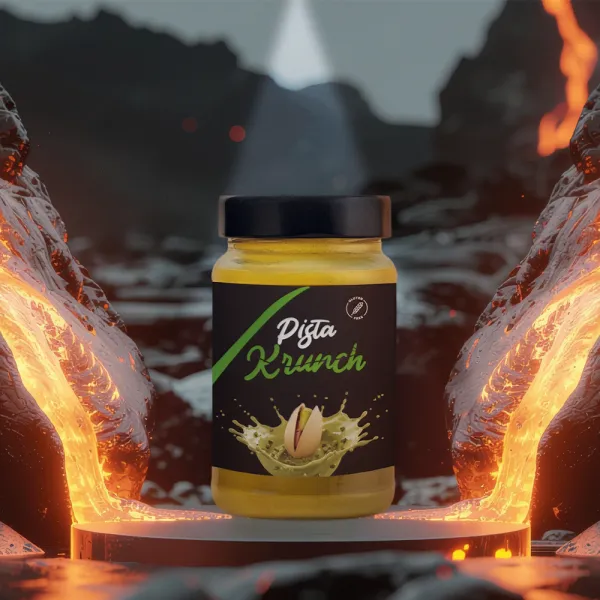 Pista krunch - Crema dolce al pistacchio con granella | Vulcano