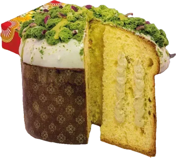 Panettone verde Laviko artigianale