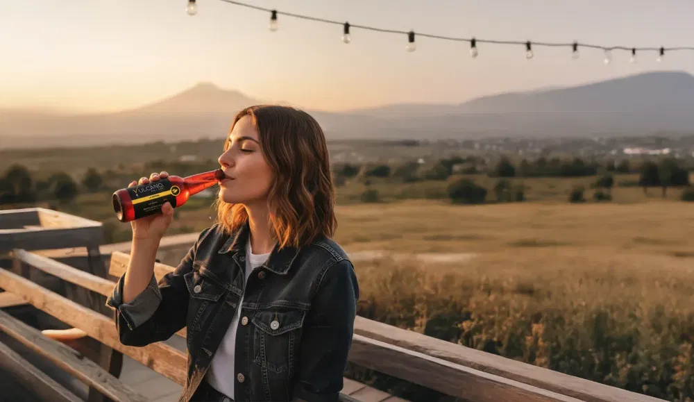 Birra Vulcano: una schermata del sito