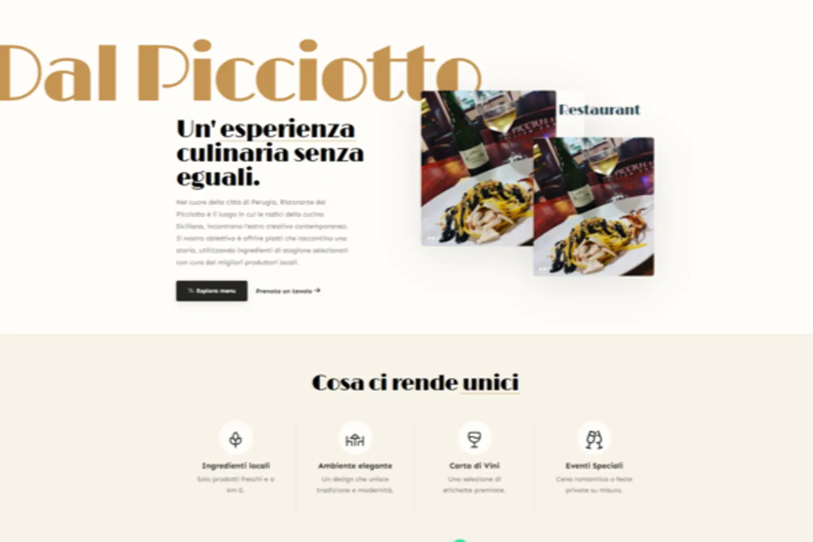 Il Picciotto: la home del sito