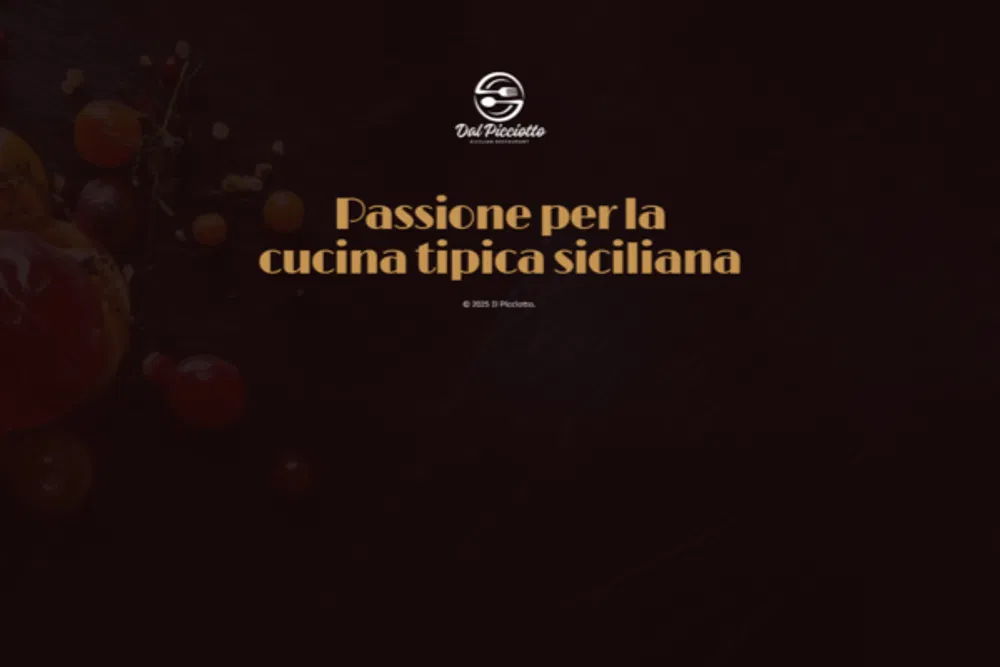 Il Picciotto: una schermata del sito
