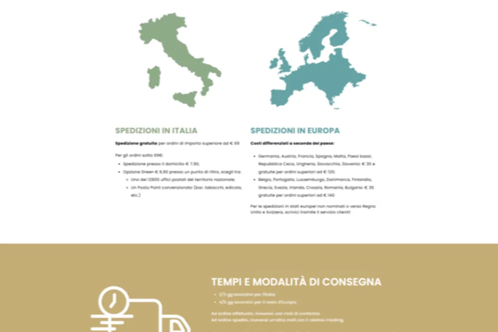 Siculiani: una schermata del sito