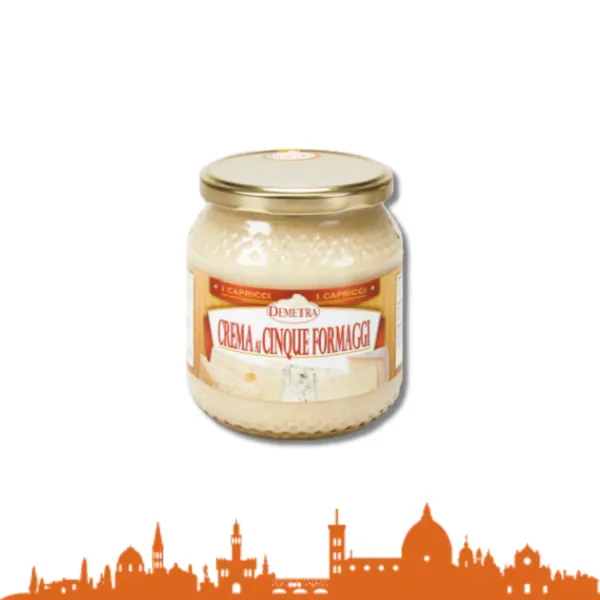CREMA 5 FORMAGGI VASO 580