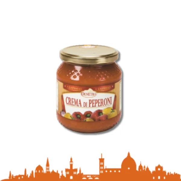 CREMA DI PEPERONI VASO G 500