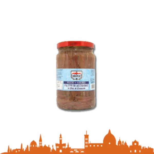 FILETTI ACCIUGHE OLIO GIR. 720 ML