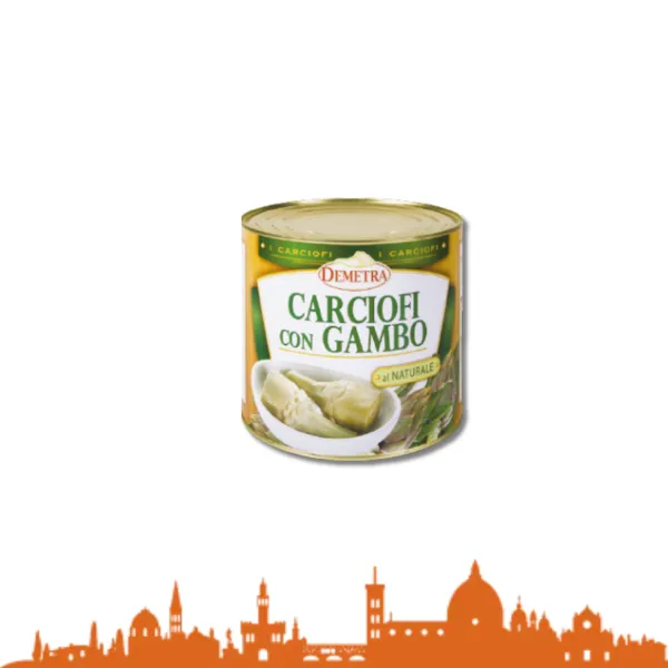CARCIOFI C/GAMBO NAT.3/1