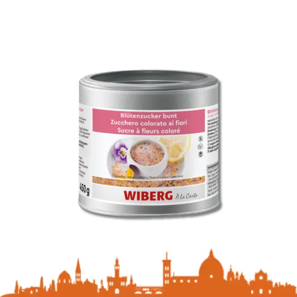 ZUCCHERO COLORATO AI FIORI WIBERG