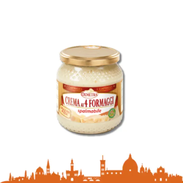 CREMA 4 FORMAGGI VASO 500G