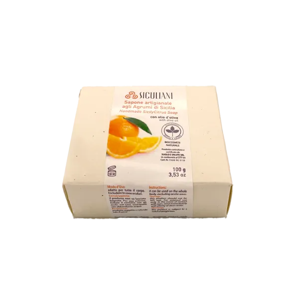 Sapone artigianale agli agrumi di Sicilia - 100 G