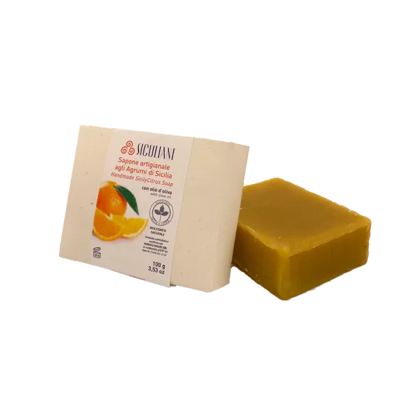 Sapone artigianale agli agrumi di Sicilia - 100 G