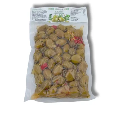 Olive Verdi alla Contadina - Busta Sottovuoto 270 g