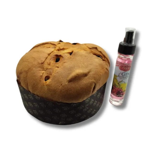 Panettone alle Tre Uve Siciliane con Gin Spray Rosato: L'Esperienza Gourmet da Gustare a Modo Tuo