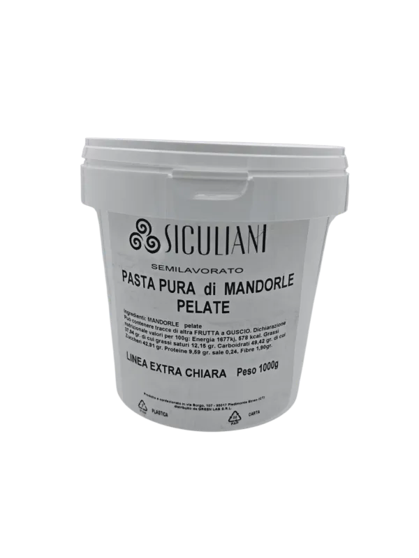 Pasta Pura di Mandorle Pelata Extra Chiara - 1 Kg