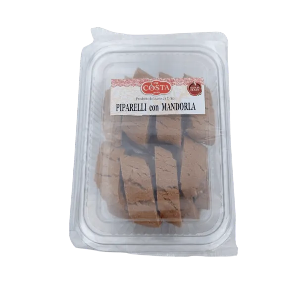 Piparelli Siciliani con Mandorla - Delizia Tradizionale da 250g