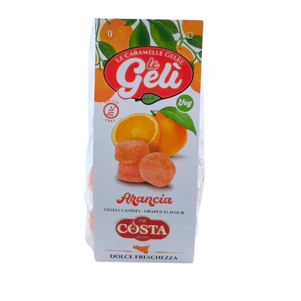 Deliziose Caramelle Gelèe all'Arancia - 180 g di Dolcezza