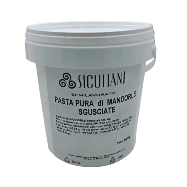 Pasta Pura di Mandorla Sgusciata Tostata - 1 KG