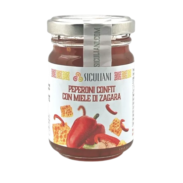 Peperoni Confit con Miele di Zagara - Gusto Artigianale Mediterraneo
